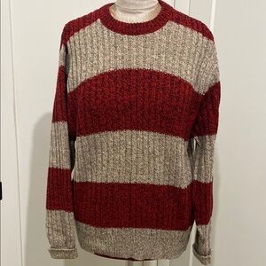 Vintage 80’s Wool Sweater by Environmental Clothing Co |Made in USA | Size Large